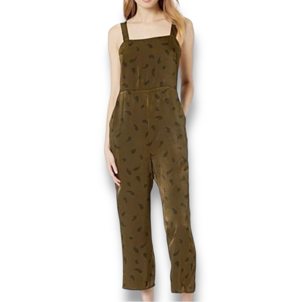 Show Me Your MuMu Olive Green Paisley Jumpsuit